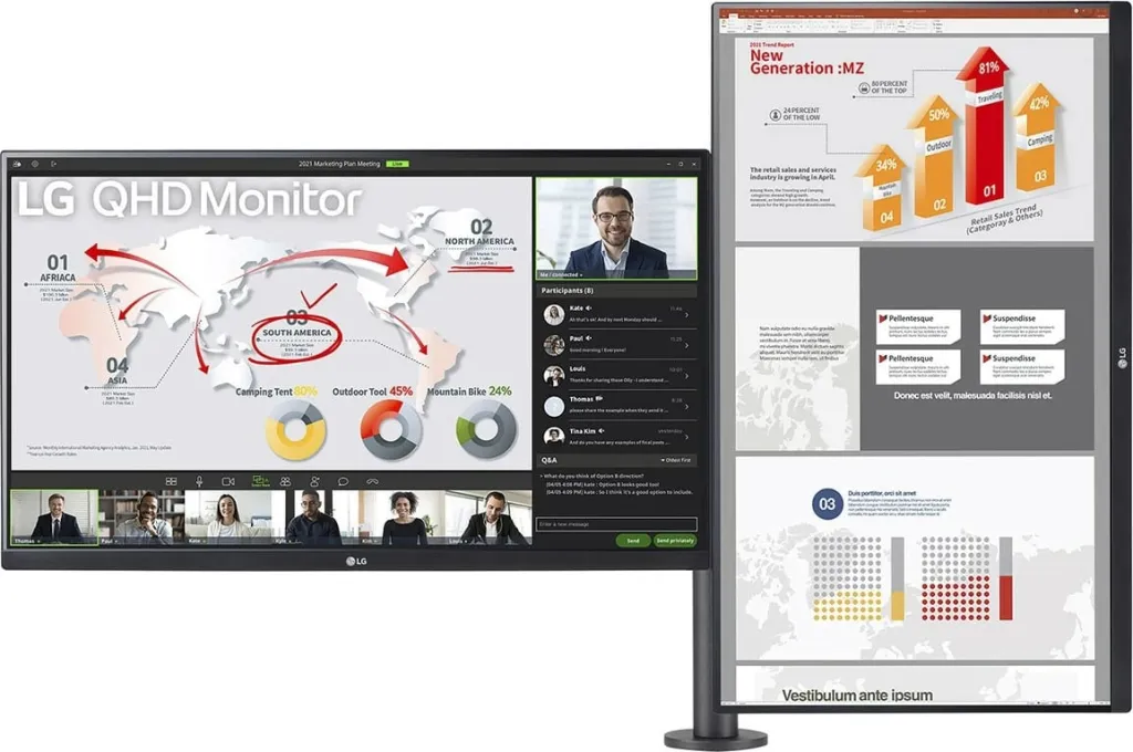 Monitor LG 27QP88DP-BS, 27", QHD LED, i zi - 2