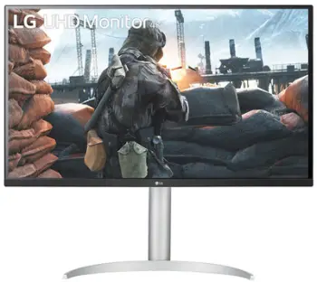 Monitor LG 32UP55NP-W, 31.5", 4K UHD, i bardhë