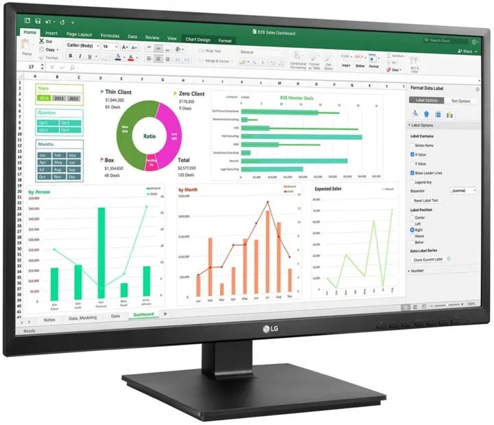 Monitor LG 24BN55YP-B - LED, 23.8", FullHD, i zi - 8