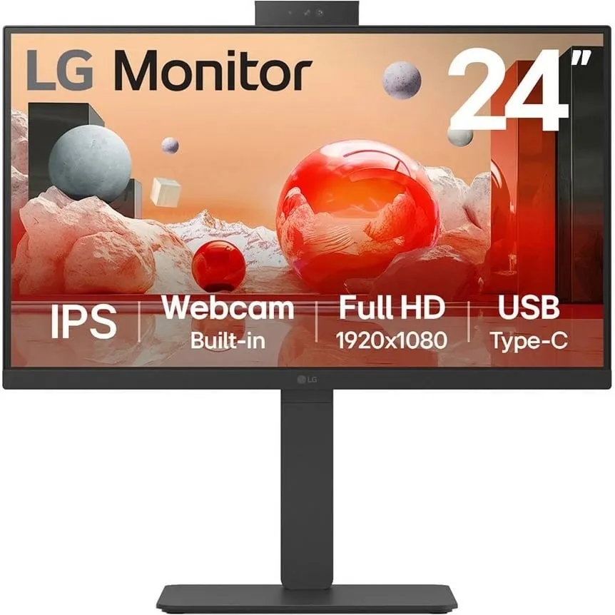 Monitor LG 24BA850-B, 23.8", Full HD, i zi - 1