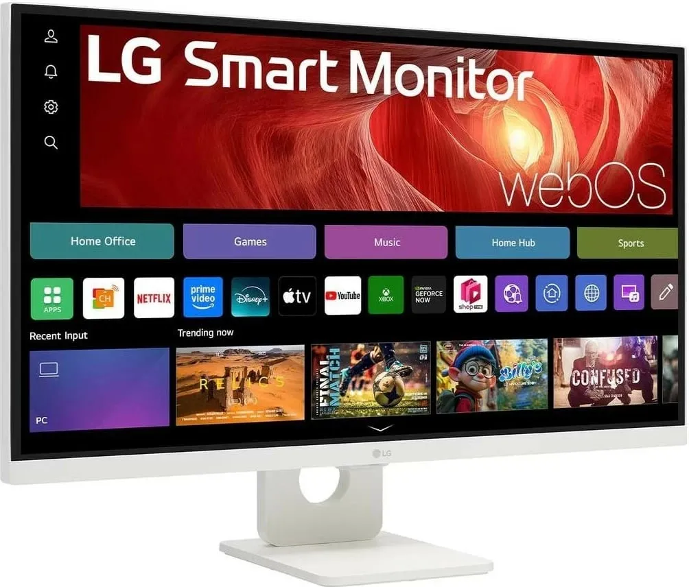 Monitor i mençur LG U730SA 37", 4K, IPS, WebOS, bardhë - 3