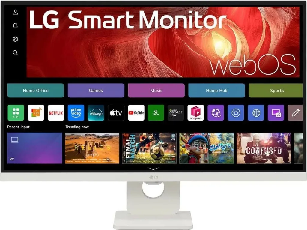 Monitor i mençur LG U730SA 37", 4K, IPS, WebOS, bardhë - 4