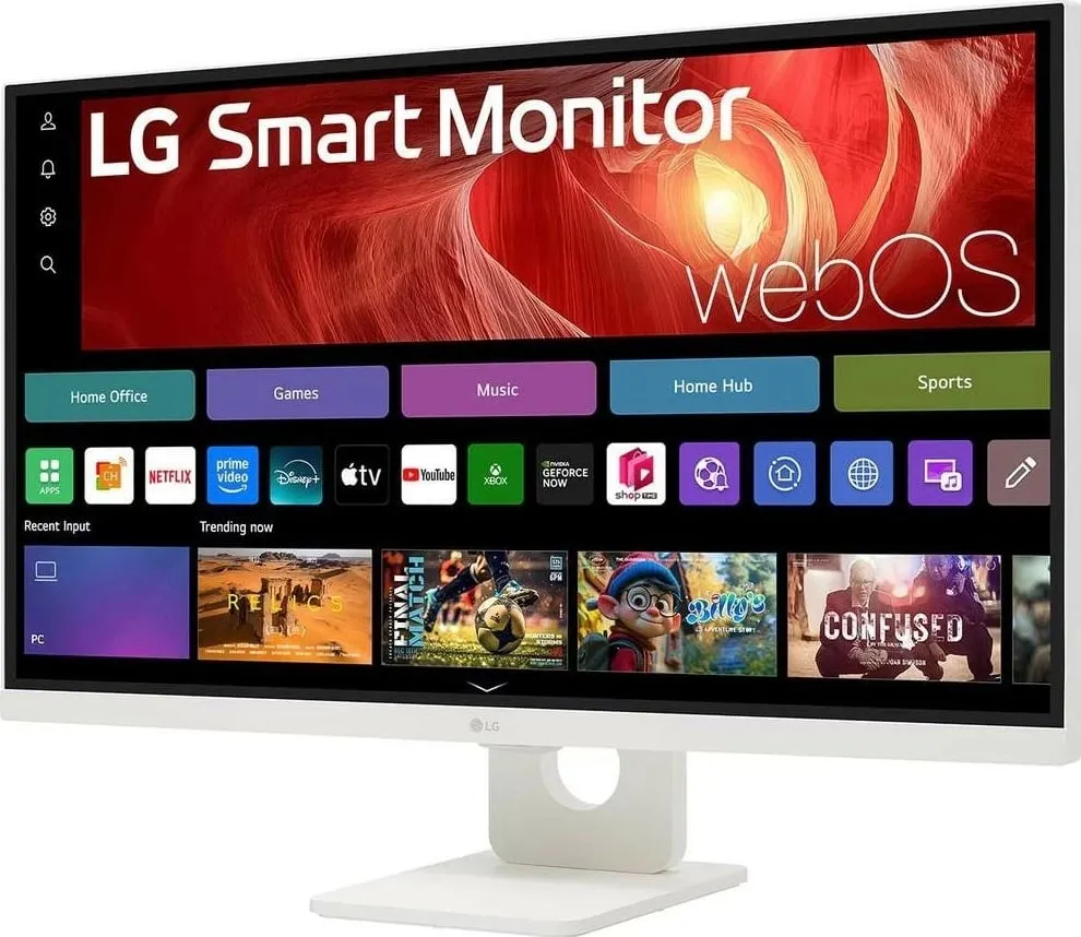 Monitor i mençur LG U730SA 37", 4K, IPS, WebOS, bardhë - 5