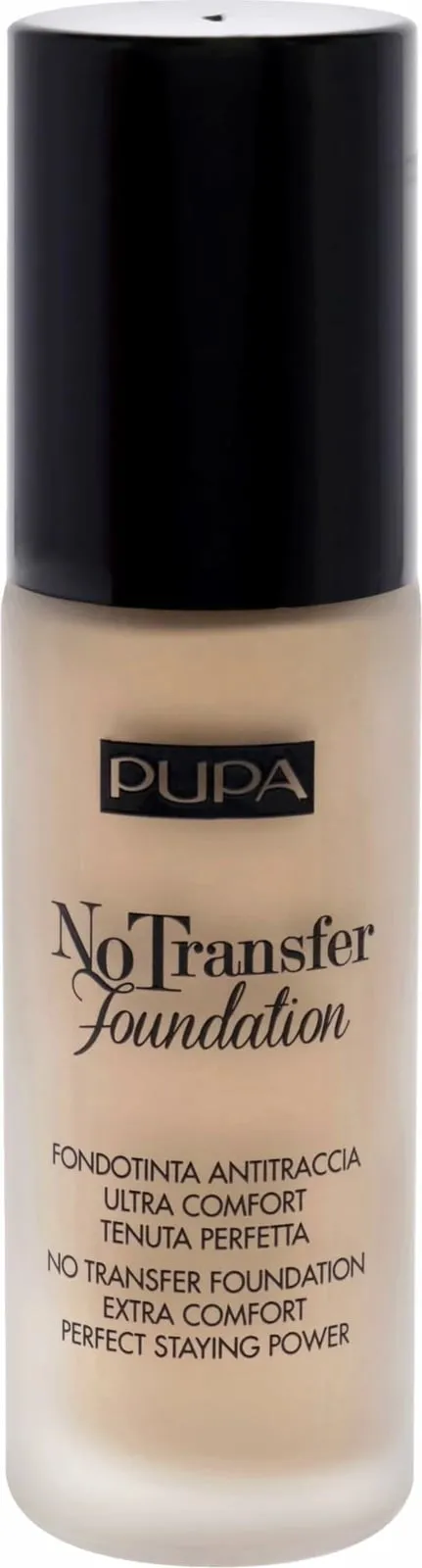 Pupa No Transfer Foundation SPF 15 - 02 Light Beige - 1