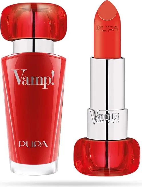 Pupa Vamp! Lipstick - 306 Outstanding Orange - 1
