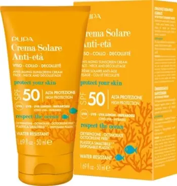 Pupa Anti-Aging Sunscreen SPF 50 Face - Neck 50ml