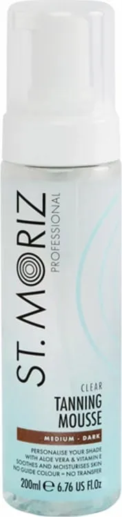 St. Moriz Clear Tanning Mousse Colorless Medium - Dark 200ml - 1