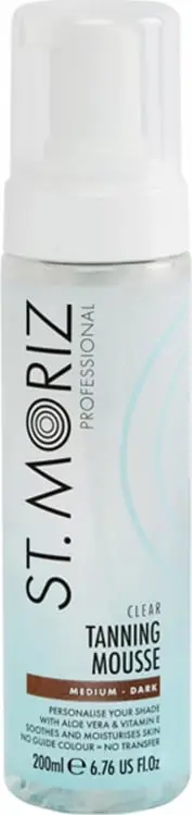 St. Moriz Clear Tanning Mousse Colorless Medium - Dark 200ml