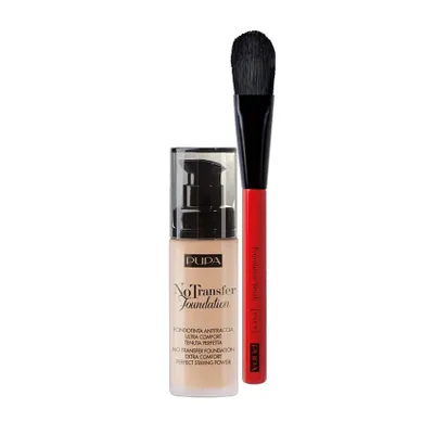 Pupa Kit No Transfer Foundation + Brush 001 - 1
