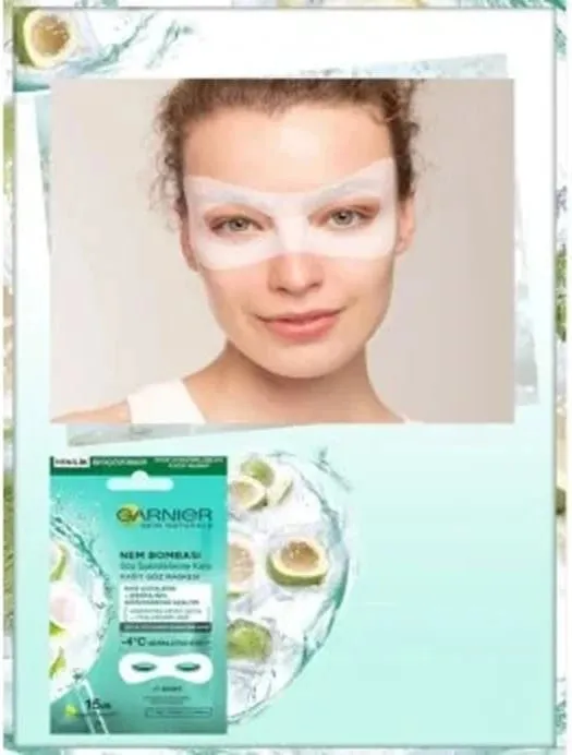 Garnier Moisture + Smoothness Smoothing Textile Eye Mask - 2