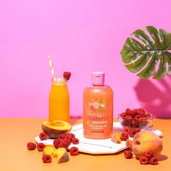 Bubble T Peach &amp; Raspberry Bath &amp; Shower Gel 500ml