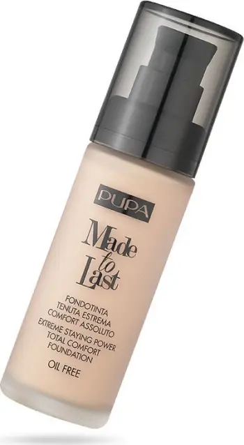 Fondatinë për femra Pupa Milano Made To Last Total Comfort Foundation 010 Porcelain, 30ml