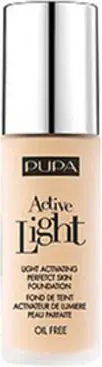 Fondatinë për femra Pupa Milano Active Light Perfect Skin Foundation SPF10 Oil-Free 002 Ivory 30ml