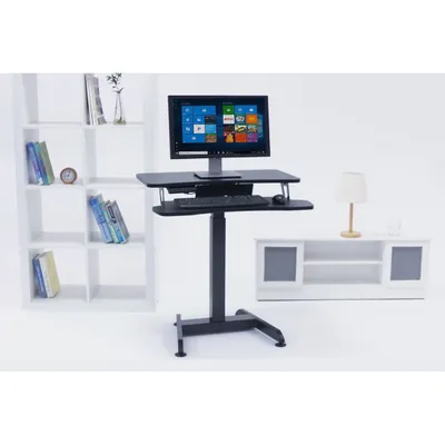 Tavolinë e rregullueshme Maclean MC-835, 72-122 cm, 37 kg, e zezë - 3