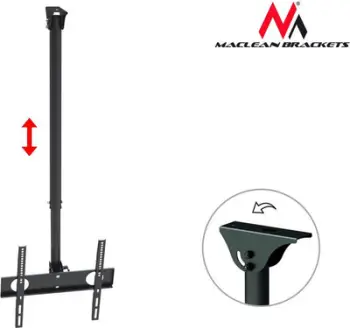 Mbajtëse muri dhe tavani Maclean MC-631/MC-541, 32-65", 50kg, e zezë