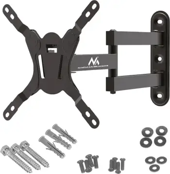 Mbajtëse muri për TV Maclean MC-418, 23-43", 30kg, e zezë