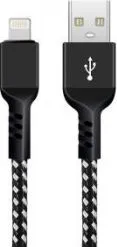 Kabllo Maclean USB A - Lightning MCE472, 1m, e zezë - 1