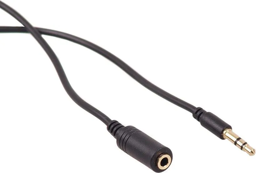 Kabllo Maclean Jack 3.5mm - Jack 3.5mm, 10m, e zezë - 1