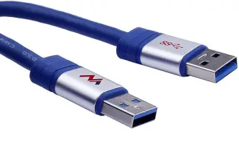 Kabllo Maclean USB-A - USB-A, 3m, e kaltër