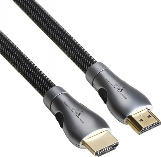 Kabllo Maclean HDMI - HDMI, 2m, e argjend - 1
