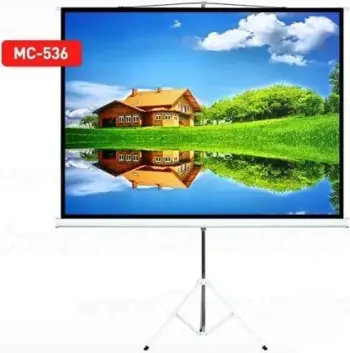 Ekran për projektor Maclean MC-536, 182.9 cm (72"), 4:3, i bardhë