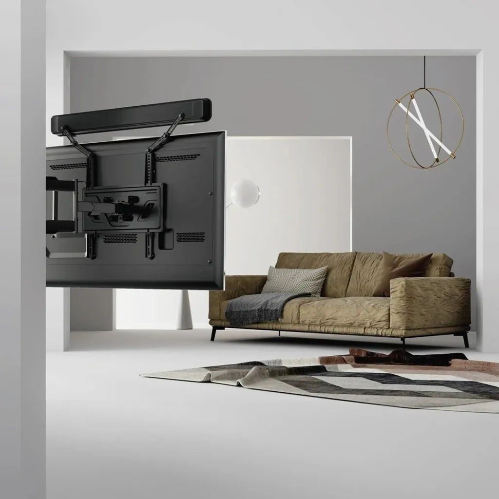 Mbajtëse universale për soundbar Maclean MC-335, VESA 600x400 mm, e zezë - 3