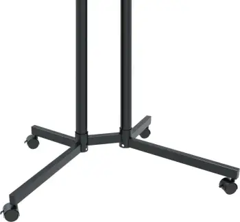 Stativ TV Maclean MC-951, 32-70", VESA 600x400, në rrota, i zi