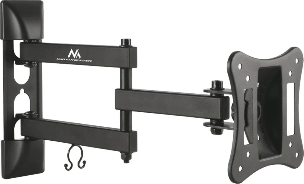 Mbajtëse muri për TV Maclean MC-719, 13"-27", 15 kg, e zezë - 1