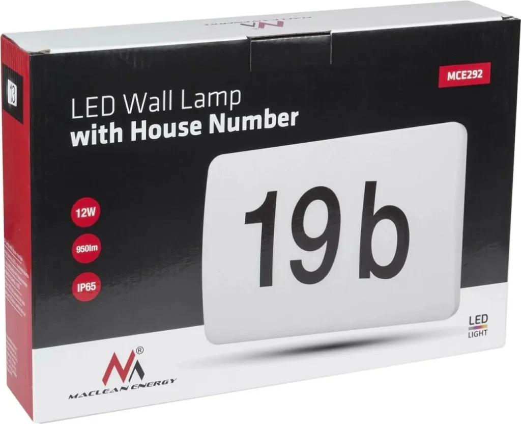 Llambë muri LED Maclean MCE292W, 12W, e bardhë - 2