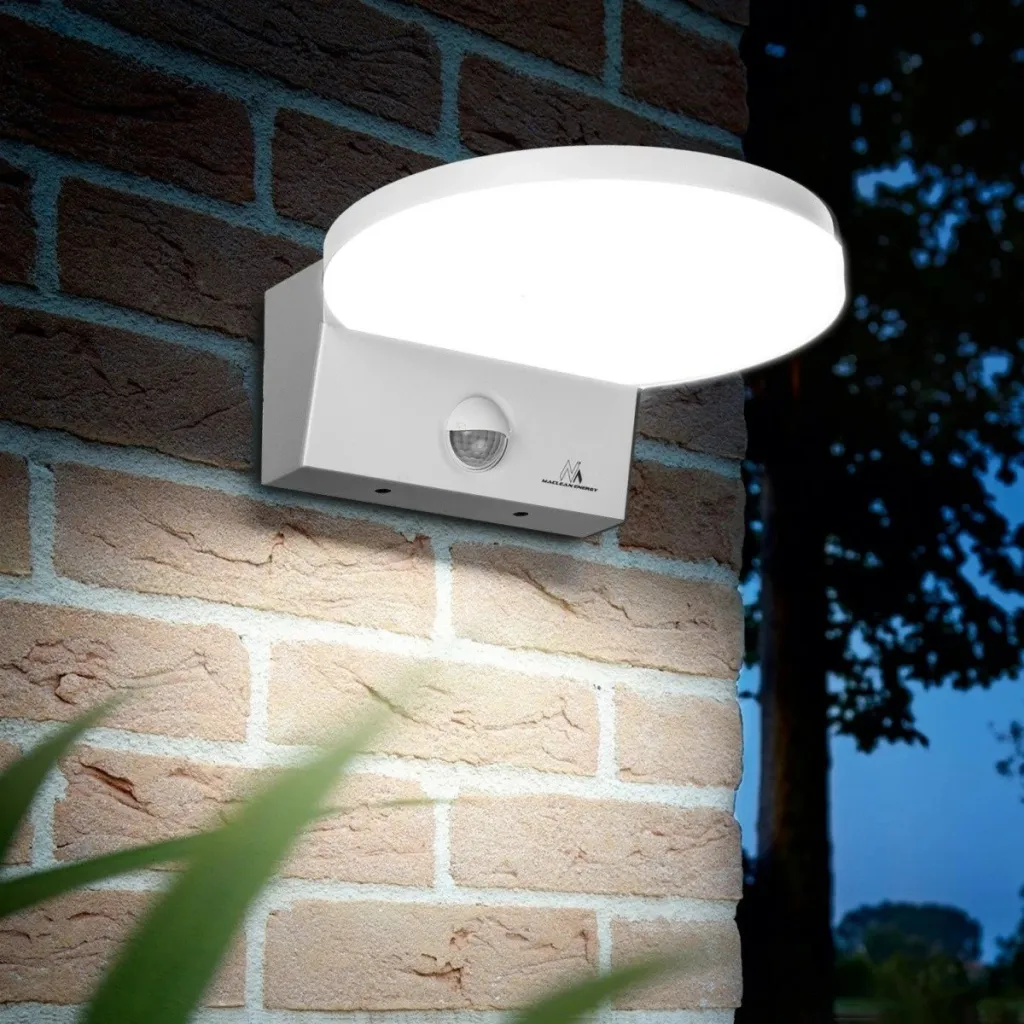 Llambë tavani Maclean MCE344W, LED, sensor lëvizjeje dhe errësire, e bardhë - 4