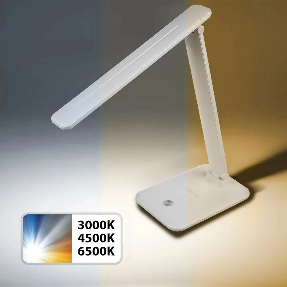 Lampë tavoline Maclean MCE614W, LED, me dimer, e bardhë - 7