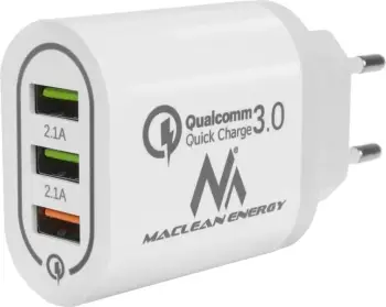 Karikues Maclean MCE479 3x USB-A, 3 A (MCE479 W), i bardhë
