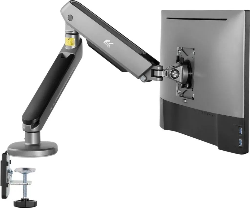 Mbajtëse tavoline për monitor Maclean, 17-32", e zezë - 2