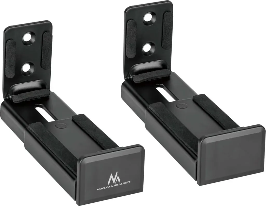 Mbajtëse murale për soundbar Maclean MC-932, e rregullueshme, kapacitet 15 kg, e zezë - 3