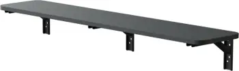 Tavolinë muri palosëse pa markë, 100x20cm, kapacitet 50kg, e zezë