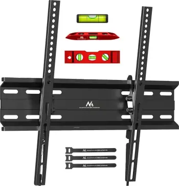 Mbajtës muri për TV/monitor Maclean MC-748A, VESA 400x400, 32-70", 45kg, Zi