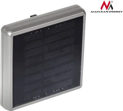Llambë solare LED Maclean, 4 x 0.14 W, e argjendtë - 4
