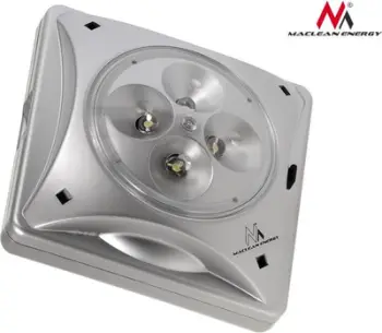Llambë solare LED Maclean, 4 x 0.14 W, e argjendtë