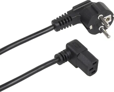 Kabllo rryme Maclean MCTV-854, 3 pin, 3m, prizë EU, e zezë - 1