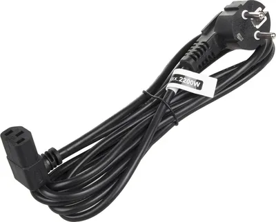 Kabllo rryme Maclean MCTV-854, 3 pin, 3m, prizë EU, e zezë - 2