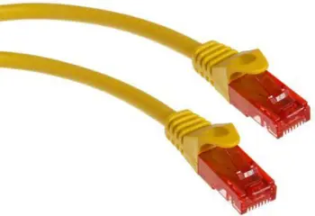 Kabllo Maclean MCTV-303Y, RJ-45/RJ-45, Cat.6, U/UTP, 3m, e verdhë