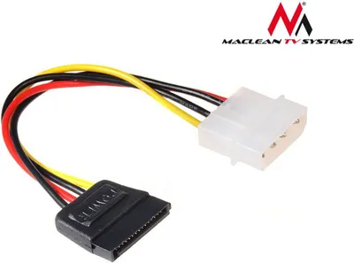 Kabllo Maclean Molex - SATA, 0.15m, shumëngjyrësh - 1