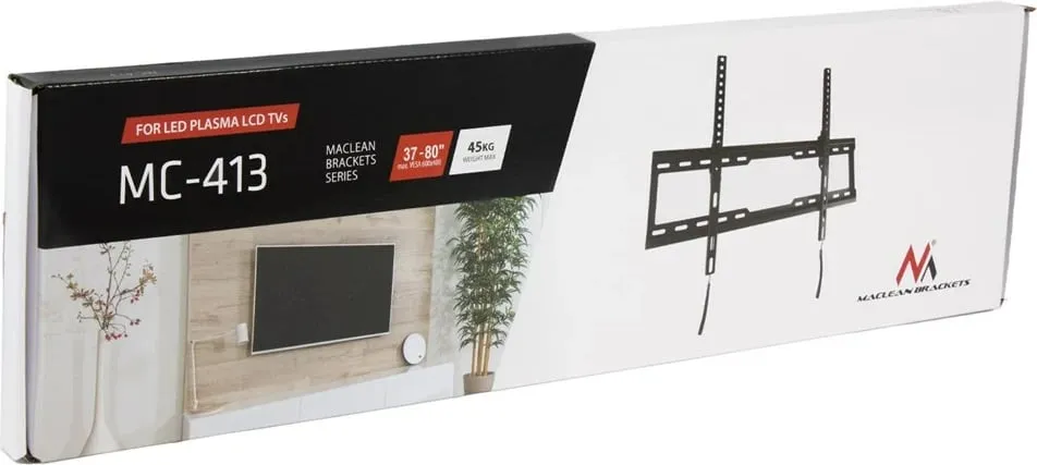 Mbajtëse për TV Maclean MC-413, 32-80", e zezë - 4