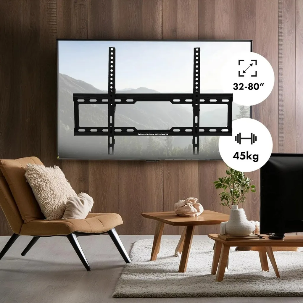 Mbajtëse për TV Maclean MC-413, 32-80", e zezë - 10