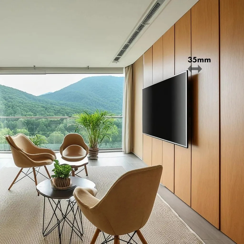 Mbajtëse për TV Maclean MC-419, 32-100", VESA 600x400, 80 kg, e zezë - 3