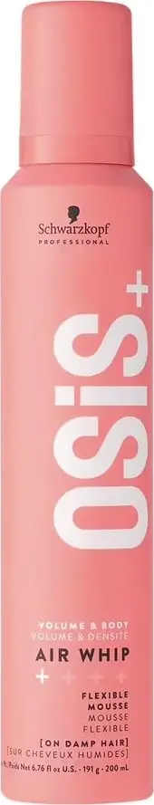 Shkumë për flokë Schwarzkopf Professional OSiS Air Whip Flexible, 200 ml