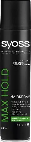 Llak flokësh Schwarzkopf Syoss Max Hold, 300 ml