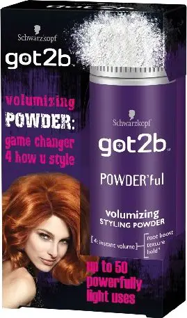 Pluhur për flokë Schwarzkopf Got2b Powder Volumizing Styling, 10g, vjollcë