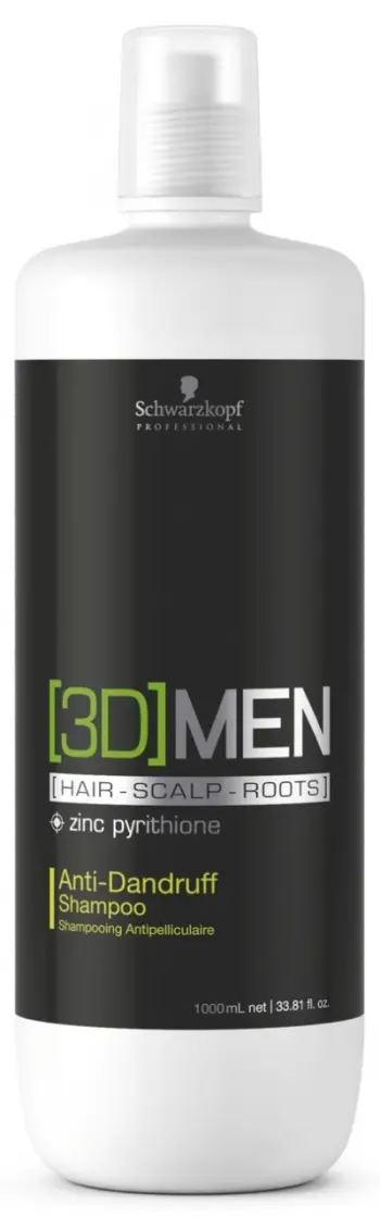 Shampon për flokë Schwarzkopf 3DMen Anti Dandruf, 1000 ml