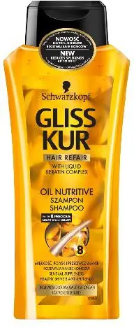 Shampon Schwarzkopf Gliss Kur Oil Nutritive, 400 ml